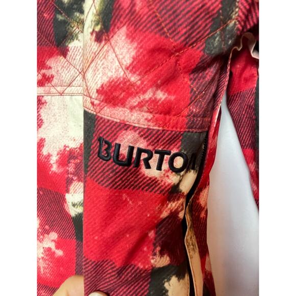 Burton Women’s S Black Red White Collection DryRide Ski Snowboard Zip Jacket - Picture 7 of 8